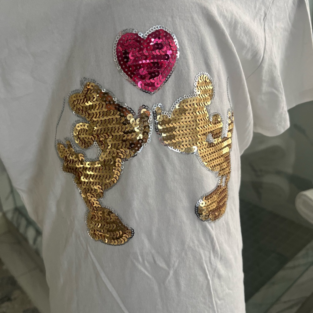 Disney bling, Mickey Minnie, Disney parks, softest fabric extra small T-shirt💜
